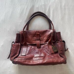 Frye brown leather bag